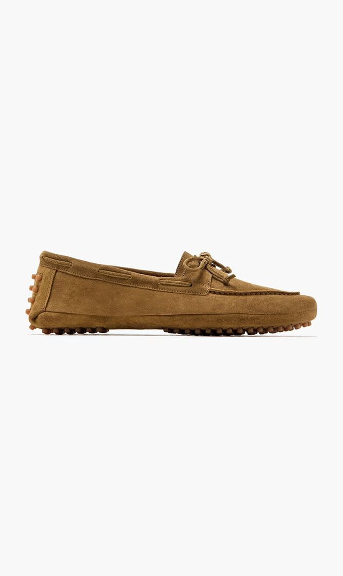 DRIVER MOCCASIN CALF SUEDE
