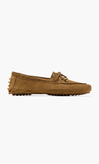 DRIVER MOCCASIN CALF SUEDE