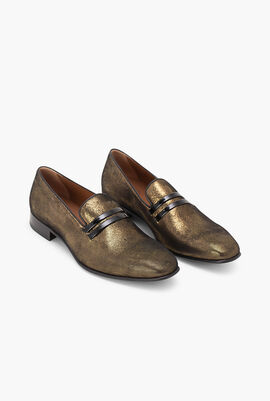 Miles 29 Heather Gold Loafers