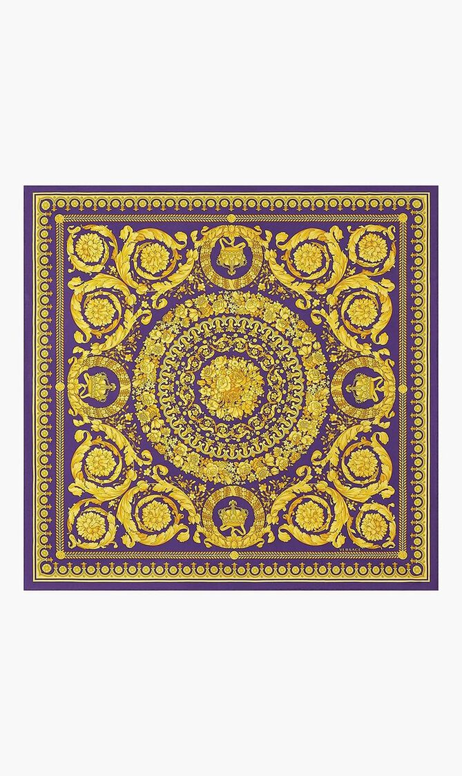 FOULARD 90X90 SILK TWILL BIO BAROCCO PRINT