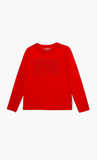 Embellished Long Sleeves Tshirt