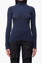 Slick Long Sleeved Mockneck Sweater