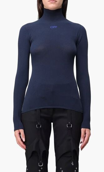 Slick Long Sleeved Mockneck Sweater