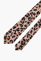 Leopard Print Silk Tie
