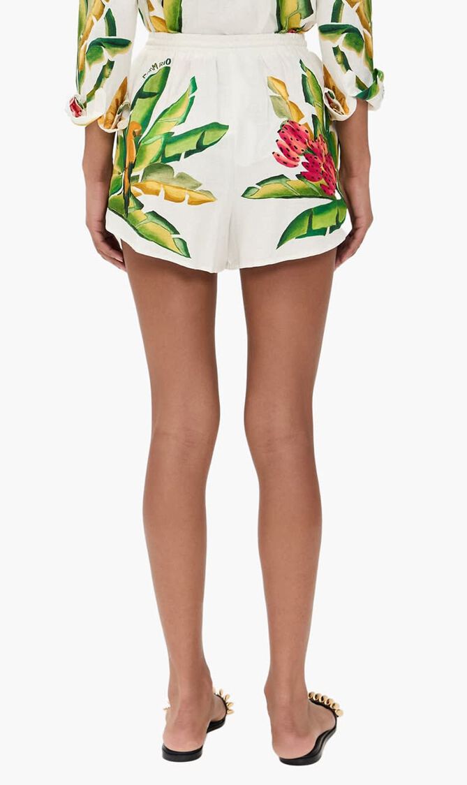 Summer Foliage Mini Shorts
