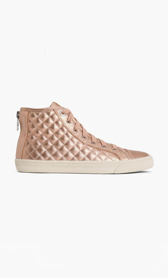 New Club Quilted High-Top Sneakers