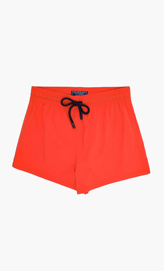 Fitted Stretch Solid Swim Short