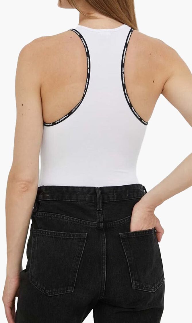 Mini Logo Racer Back Bodysuit