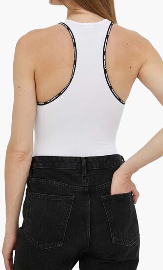 Mini Logo Racer Back Bodysuit