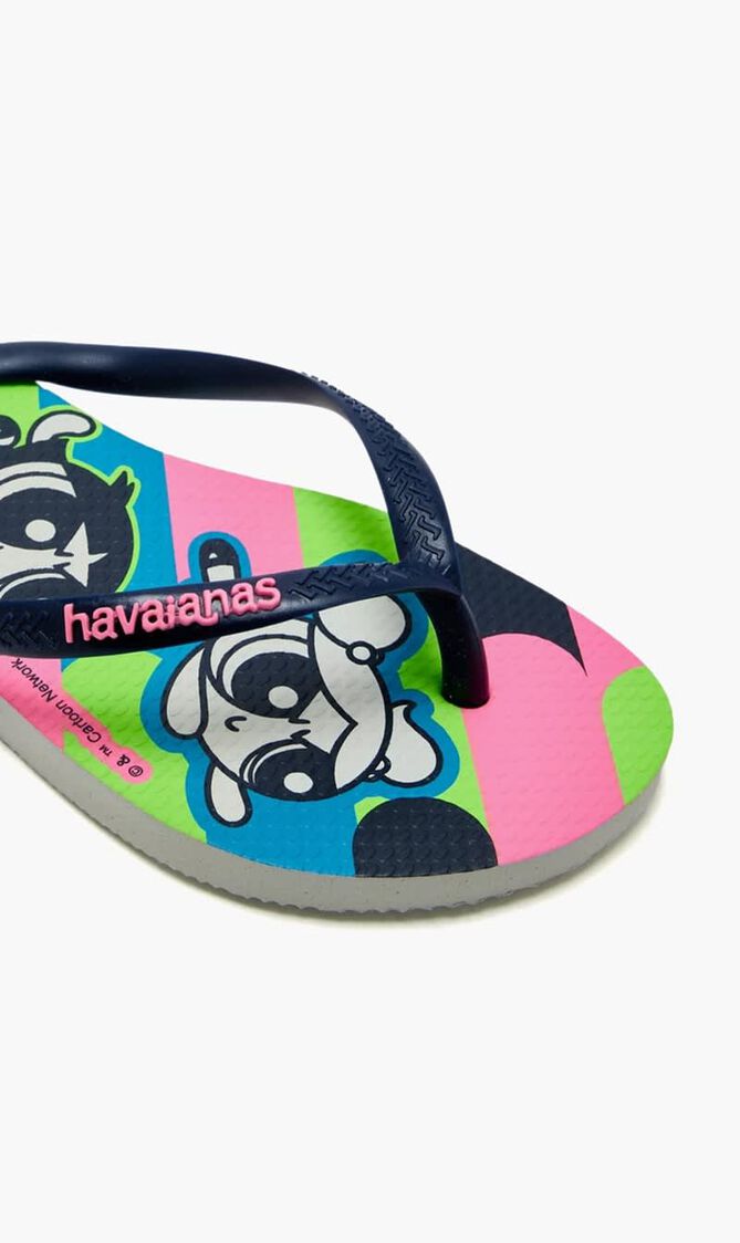 Slim Powerpuff Girls Flip Flops