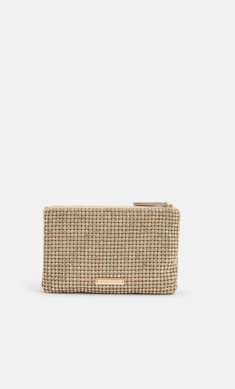 YASMINE RHINESTONE FLAT CLUTCH
