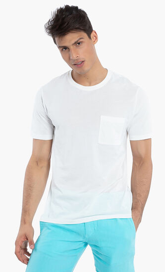 Regular Fit Cotton Solid T-Shirt