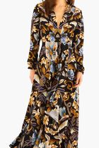 Snake Garden Maxi Dress