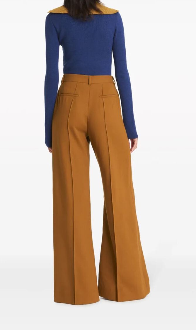 Wide Leg Wool Pant