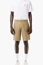 Cotton Gabardine Chino Bermuda Shorts
