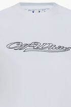 BLING BASEBALL FITTED TEE WHITE BLACK