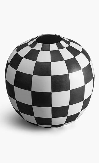 LOB DAMIER VASE - LARGE