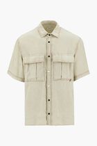 Linen and Lyocell Short Sleeve Shirt