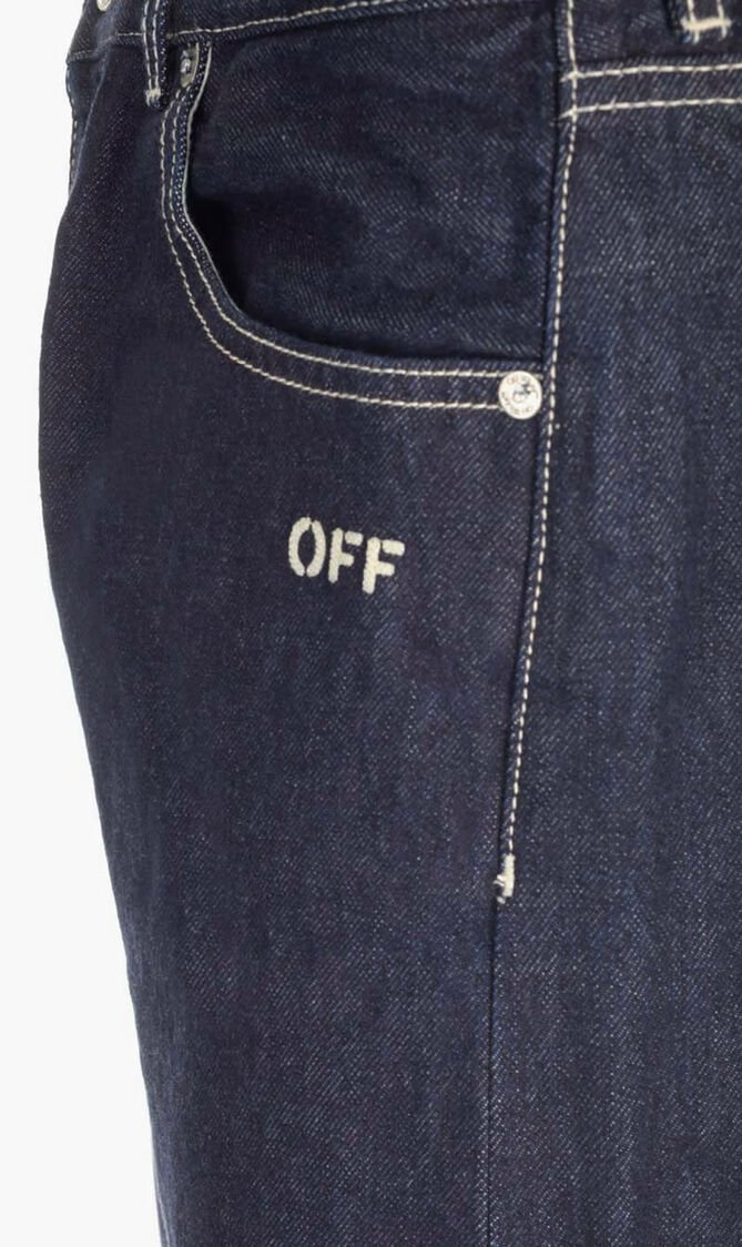 OFF EMB SKATE JEANS SIERRA LEONE BEIGE