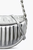 Mini Fleming Soft Metallic Quilt Crescent Bag