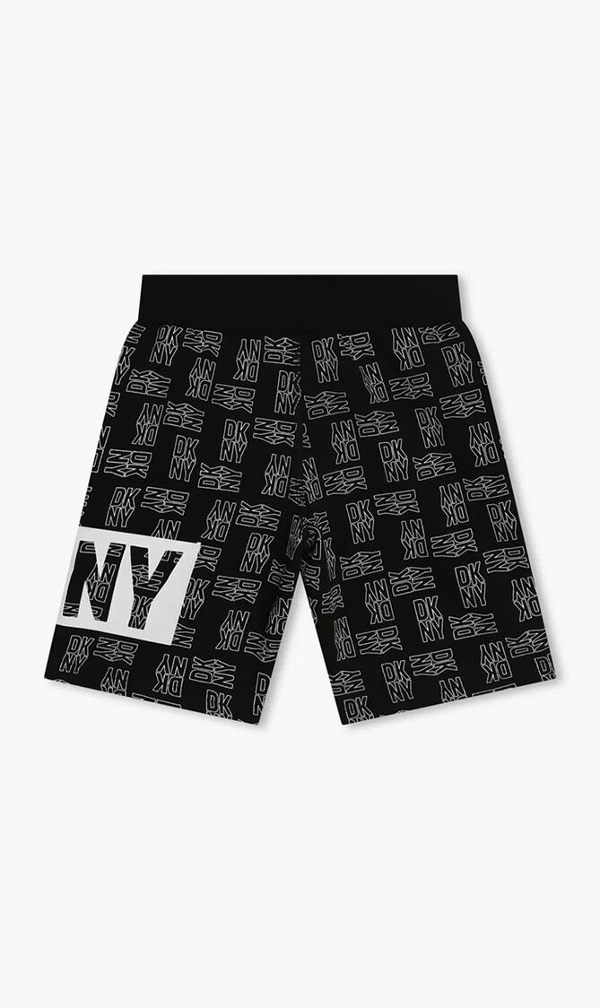 Logo Print Cotton Shorts