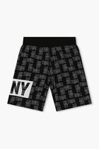 Logo Print Cotton Shorts