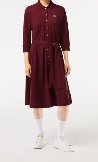 Cotton Pique Polo Dress
