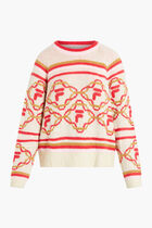 DEANA INTARSIA PLACEMENT CREW NECK