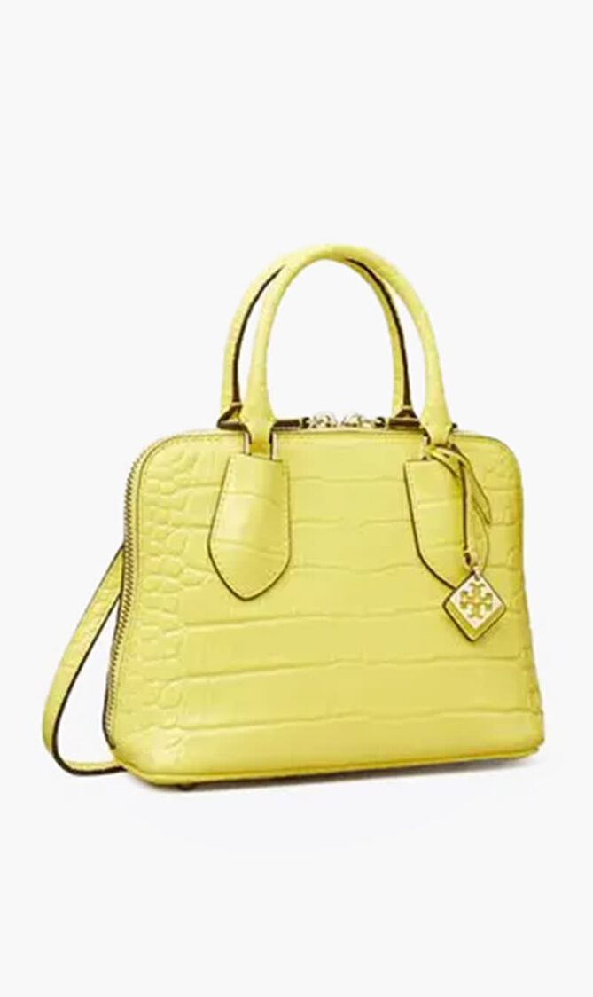 Mini Embossed Swing Satchel