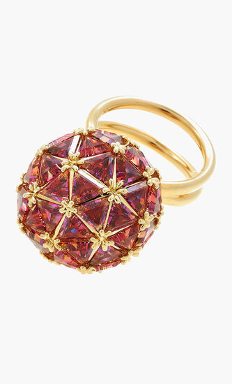 Curiosa Round Cocktail Ring