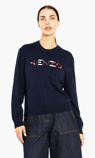 Embroidered Logo Sweater