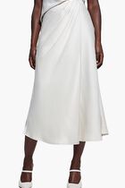 Anastasia Midi Satin Skirt