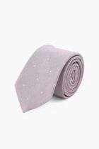 Polka Dot Narrow Silk Tie