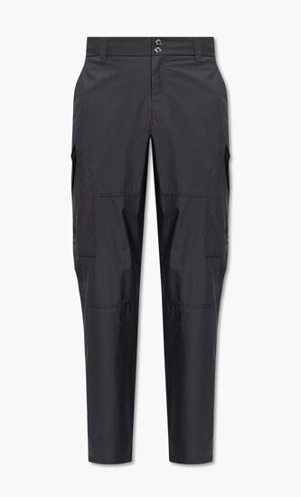 INFORMAL PANT LIGHT COTTON GABARDINE FABRIC + VERSACE STAMP EMBROIDERY