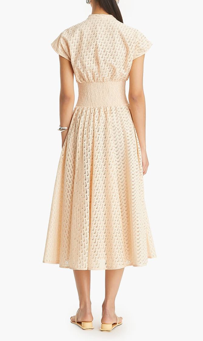 EMBROIDERED COTTON DRESS