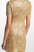 Metallic Lace Dress