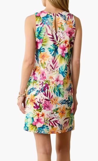 Garden of Hope & Courage Silk Shift Dress