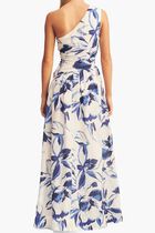 Willa Asymmetrical Gathered Maxi Dress