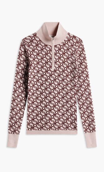 S WAVE ALL OVER KNIT JUMPER