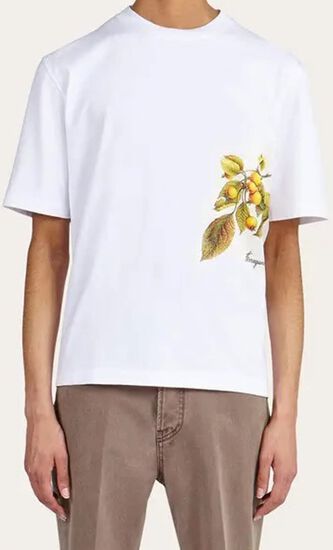 PERSIMMON PRINT JERSEYSHORT SLEEVES TEE-SHRIT