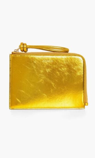 GIRO ENVELOPE LG LAMINATED SOFT CALF W NAPPA LINING (GOLD)