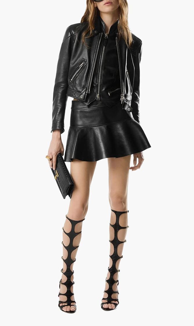 Shiny Leather Waistcoat