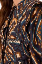 Ikat Matelasse Blouse