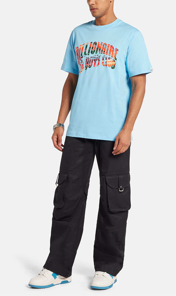 TROPICAL ISLAND FILL ARCH LOGO T SHIRT