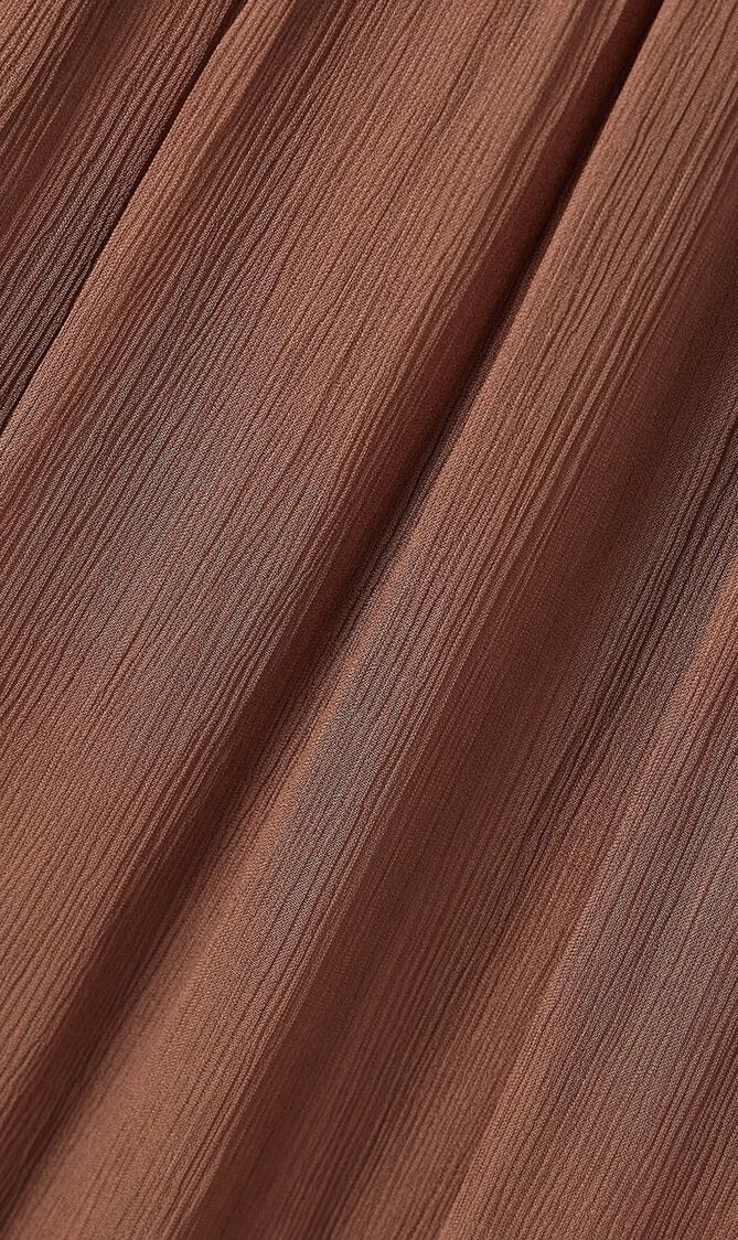 Dalton Ruched Gathered Crepe Maxi Dress