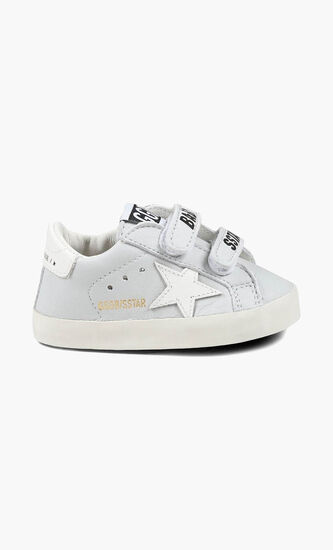 BABY SCHOOL NAPPA UPPER LEATHER STAR AND HEEL