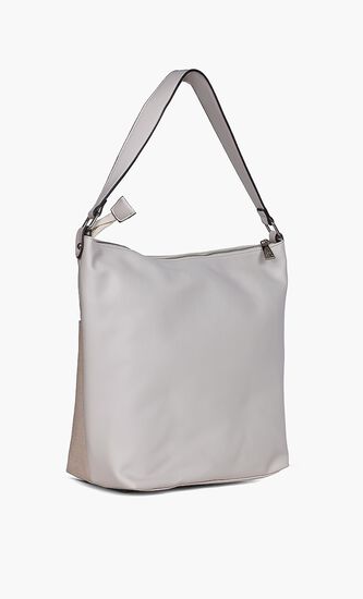 Solid Leather Tote Bag