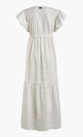 Long Cotton Dress Broderies Anglaises