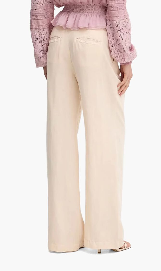 SHAYE WIDE LEG TROUS