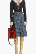 Deconstructed Denim Skirt